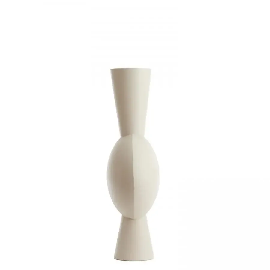 Light & Living - Kavandu vaas deco 37,5x22x81 cm - crème