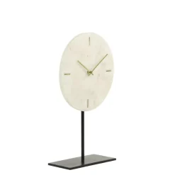Light & Living - Klok MORENO - 25.5x10x42.5cm - Wit