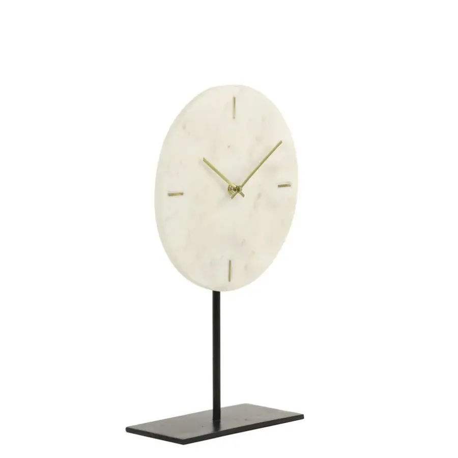 Light & Living - Klok MORENO - 25.5x10x42.5cm - Wit