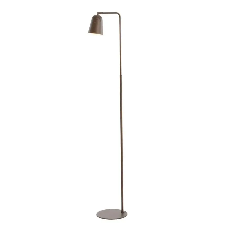Staande Lampen-Light & Living - Salomo vloerlamp 32,5x23x147 cm - hout print