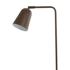 Staande Lampen-Light & Living - Salomo vloerlamp 32,5x23x147 cm - hout print