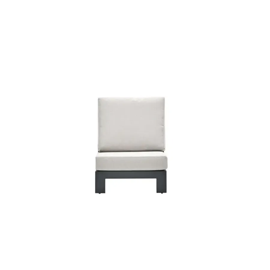 Loungeset Elementen-Garden Impressions Lincoln midden element - carbon black - desert sand