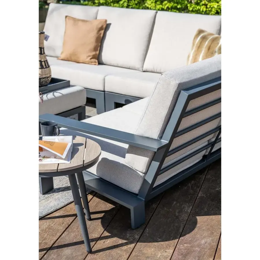 Loungeset Elementen-Garden Impressions Lincoln midden element - carbon black - desert sand