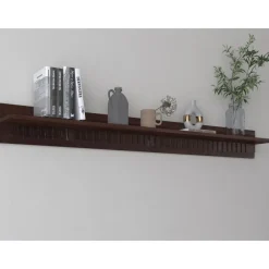 Wandplanken-Loft24 Lisa - Plank 130 cm in bruin dennenhout