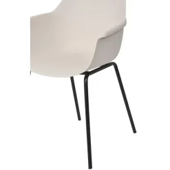 Tuinstoelen-Leen Bakker Lisomme Dorian tuinstoel gerecycled bamboe créme