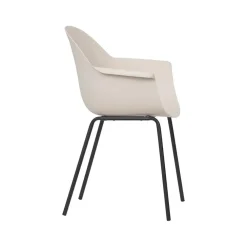 Tuinstoelen-Leen Bakker Lisomme Dorian tuinstoel gerecycled bamboe créme