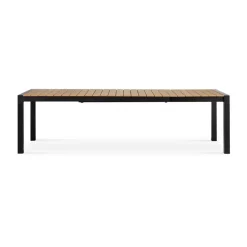 Tuintafels-Leen Bakker Lisomme Stef tuintafel bruin - verlengbaar - 205 x 100 cm