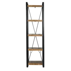 Boekenkasten|Boekenkasten-Livingfurn - Boekenkasten Nairobi 200cm - Mangohout