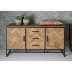 Dressoirs-Livingfurn - Dressoir Accent 180cm - Teakhout