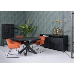 Livingfurn - Dressoir Kala Open 180 cm - Mangohout