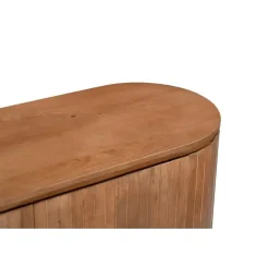 Dressoirs-Livingfurn - Dressoir Noor Natural 170cm - Mangohout / Gecoat Staal