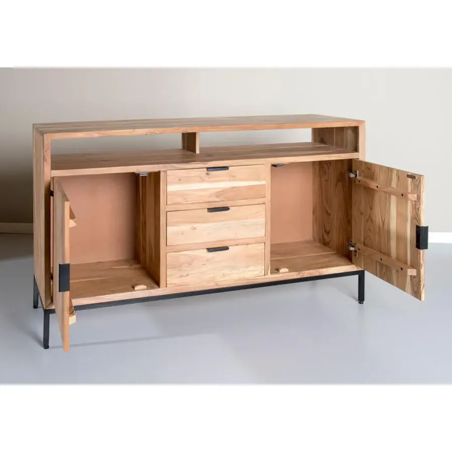 Livingfurn - Dressoir Oslo Acasia 140 cm - Acasiahout