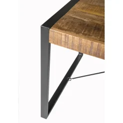 Livingfurn - Eetkamertafel Nairobi - U-Poten - Mangohout - 220x100 cm
