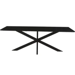 Livingfurn - Eetkamertafel Oslo Black Acacia 220 cm - Acacia