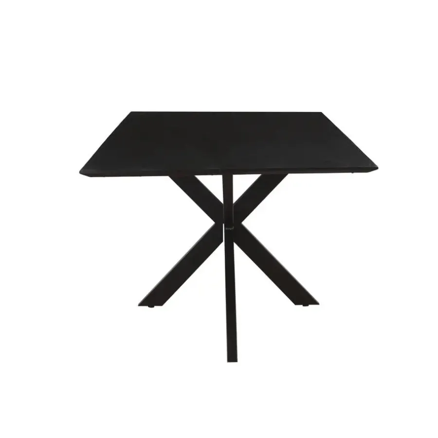 Livingfurn - Eetkamertafel Oslo Black Acacia 220 cm - Acacia