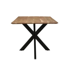 Livingfurn - Eetkamertafel Oslo - Spider Tafelpoot - Acasia Hout - 220 cm