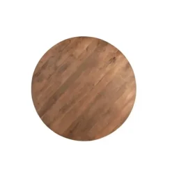 Ronde Eettafels-Livingfurn - Eetkamertafel Rocky Round Spider 150cm - Mangohout / Gecoat Staal