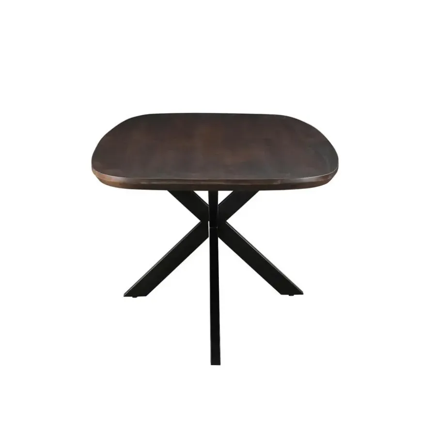 Ovale Eettafels-Livingfurn - Eetkamertafel Jesper Danish Oval Brown 230 cm - Mangohout