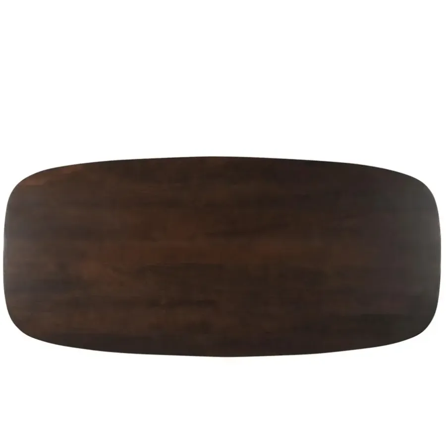 Ovale Eettafels-Livingfurn - Eetkamertafel Jesper Danish Oval Brown 230 cm - Mangohout