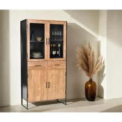Buffetkasten-Livingfurn - Kabinetkast Elin - 90x40x180cm