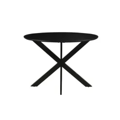Industriële Eettafels|Ronde Eettafels-Livingfurn - Ronde Eetkamertafel Oslo - Acasia Hout - 130