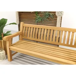 Tuinbanken-Livingfurn - Tuinbank Patrick Bench Fat - Teakhout - 50x166x45