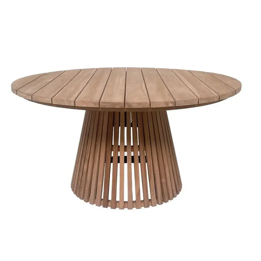 Tuintafels-Livingfurn - Tuintafel - Cindo 150cm - Bruin