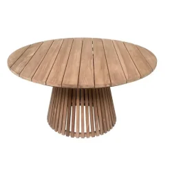 Tuintafels-Livingfurn - Tuintafel - Cindo 150cm - Bruin