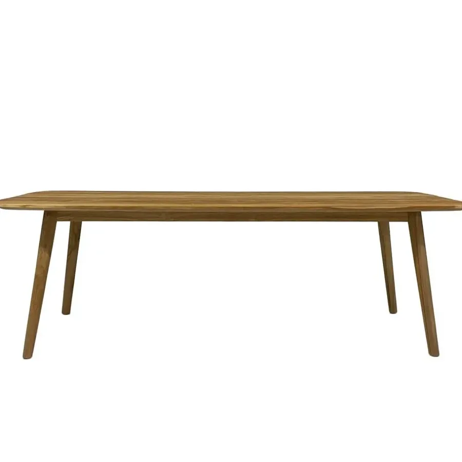Tuintafels-Livingfurn - Tuintafel - Lugano 240cm - Bruin