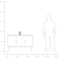 Tafellampen-Leen Bakker LOBO - Tafellamp - Roze - Glas