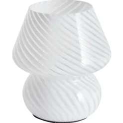 Leen Bakker LOBO - Tafellamp - Wit - Glas