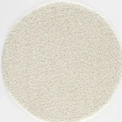 Vloerkleden|Hoogpolige Vloerkleden-Muratap Loca Shaggy Rond Vloerkleed Creme Hoogpolig - 200 CM ROND