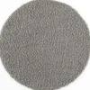 Muratap Loca Shaggy Rond Vloerkleed Lichtgrijs Hoogpolig - 150 CM ROND