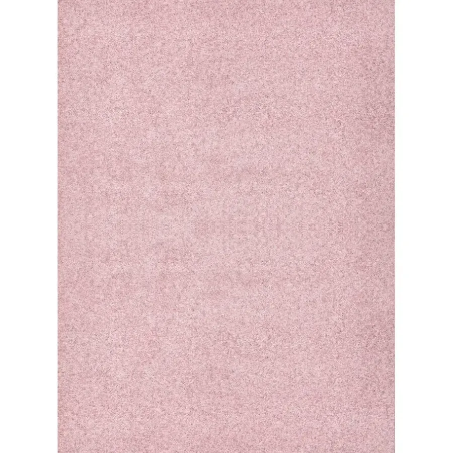 Muratap Loca Shaggy Vloerkleed – Modern Uni Effen – Roze Hoogpolig & Zacht - 120x170 CM