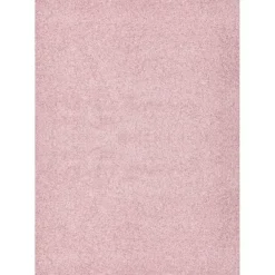Muratap Loca Shaggy Vloerkleed – Modern Uni Effen – Roze Hoogpolig & Zacht - 120x170 CM