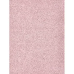 Muratap Loca Shaggy Vloerkleed – Modern Uni Effen – Roze Hoogpolig & Zacht - 140x200 CM