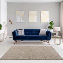 Vloerkleden|Hoogpolige Vloerkleden-Muratap Loca Shaggy Vloerkleed Beige Hoogpolig - 200x290 CM