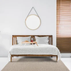 Hoogpolige Vloerkleden-Muratap Loca Shaggy Vloerkleed Beige Hoogpolig - 200x200 CM Vierkant