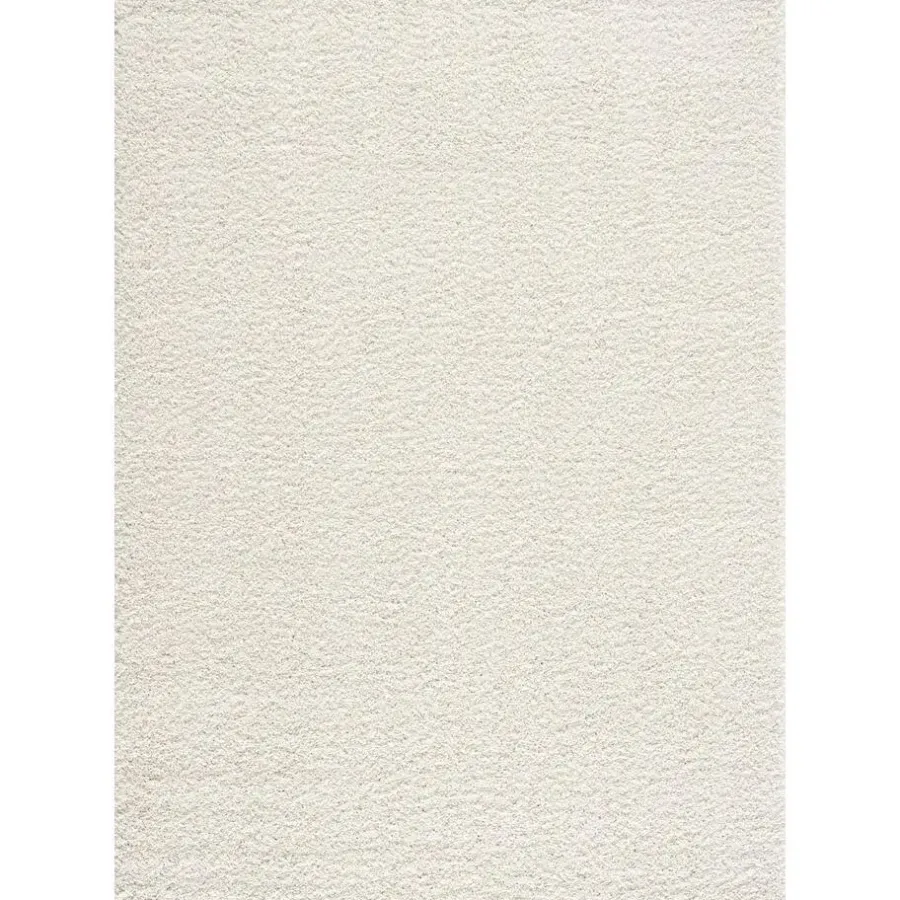 Vloerkleden|Hoogpolige Vloerkleden-Muratap Loca Shaggy Vloerkleed Creme Hoogpolig - 160x230 CM