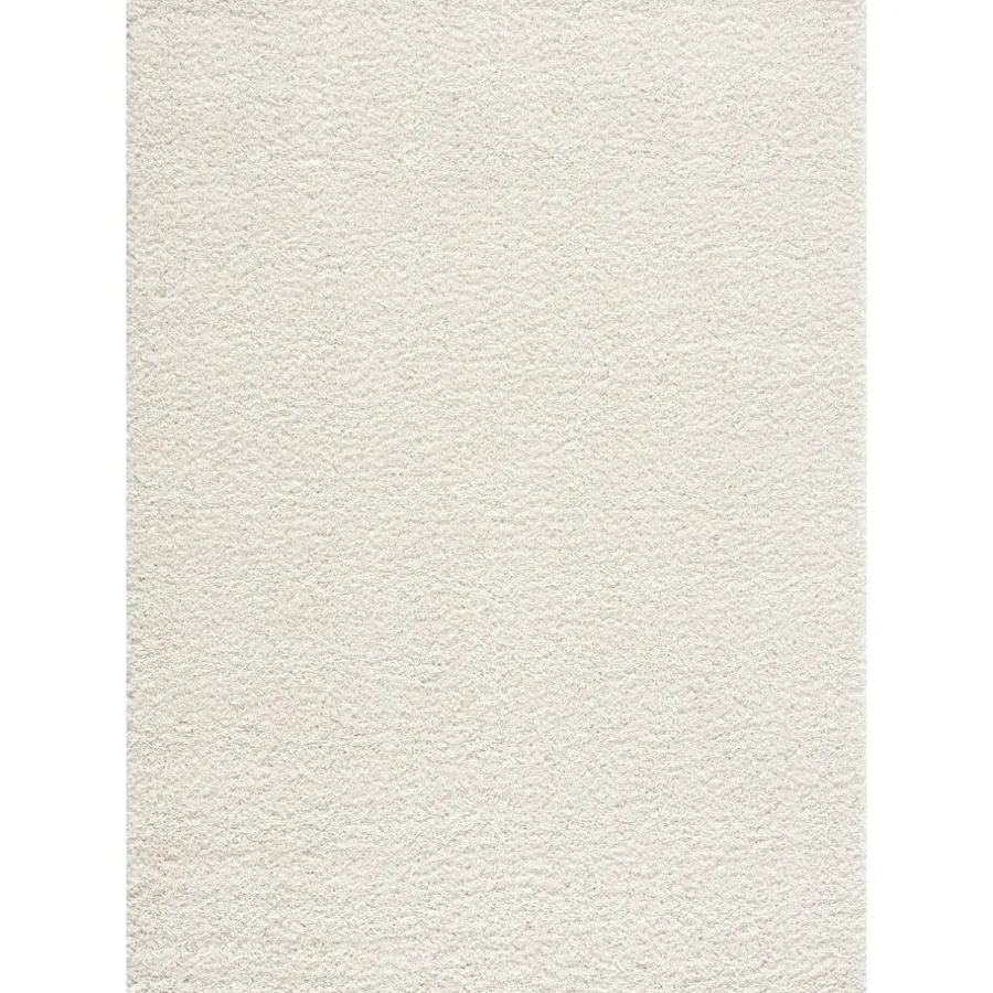 Muratap Loca Shaggy Vloerkleed Creme Hoogpolig - 200x200 CM Vierkant