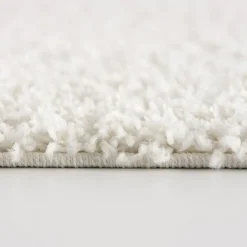 Muratap Loca Shaggy Vloerkleed Creme Hoogpolig - 200x200 CM Vierkant