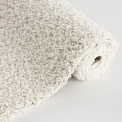 Muratap Loca Shaggy Vloerkleed Creme Hoogpolig - 200x200 CM Vierkant