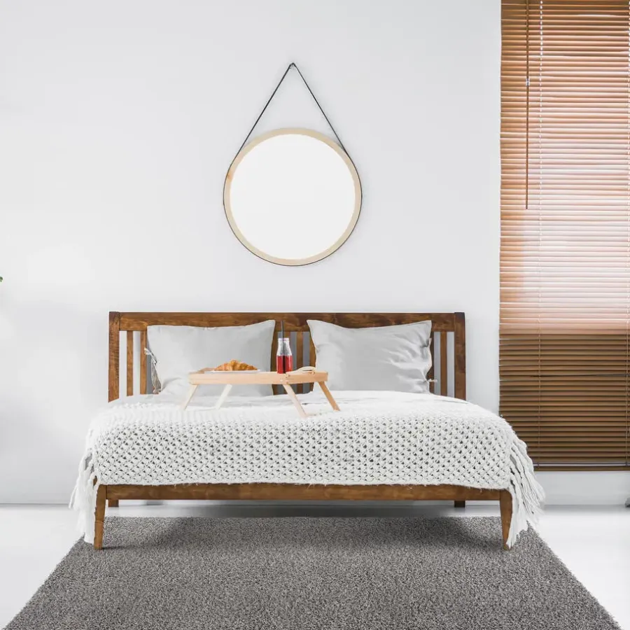 Muratap Loca Shaggy Vloerkleed Grijs Hoogpolig - 300x400 CM