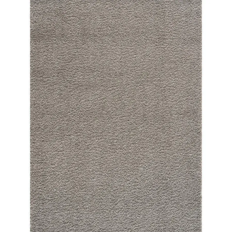 Hoogpolige Vloerkleden-Muratap Loca Shaggy Vloerkleed Lichtgrijs Hoogpolig - 160x230 CM