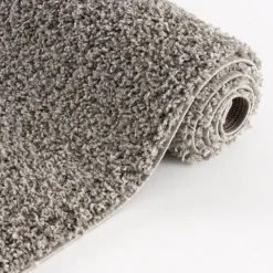 Hoogpolige Vloerkleden-Muratap Loca Shaggy Vloerkleed Lichtgrijs Hoogpolig - 160x230 CM