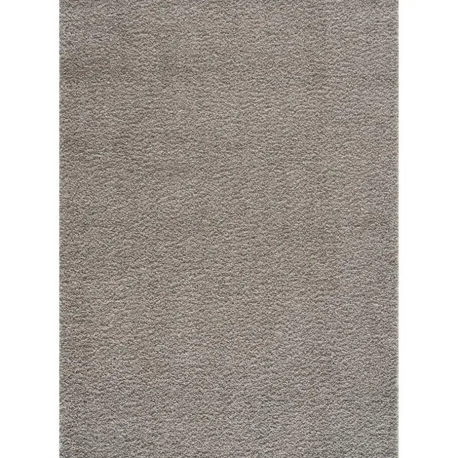Muratap Loca Shaggy Vloerkleed Lichtgrijs Hoogpolig - 140x200 CM