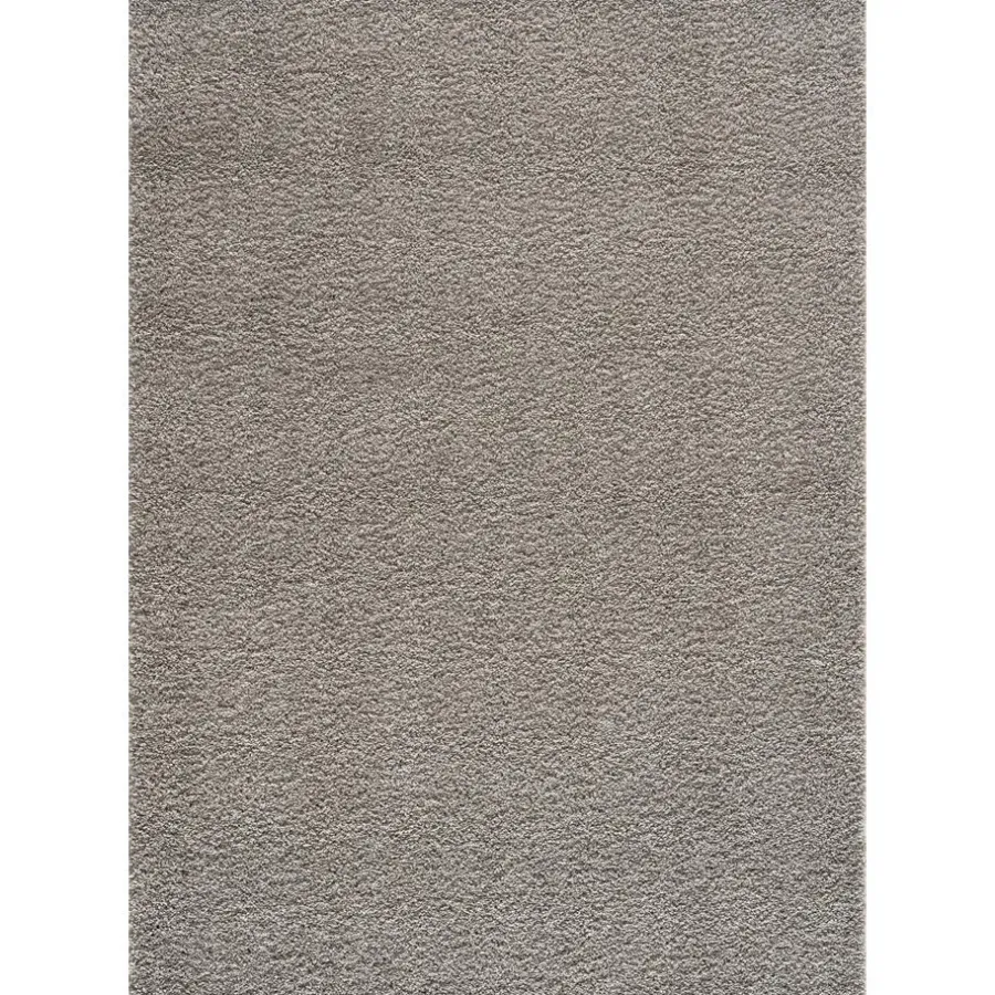 Muratap Loca Shaggy Vloerkleed Lichtgrijs Hoogpolig - 200x290 CM