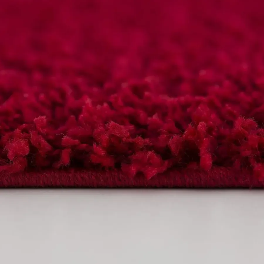 Muratap Loca Shaggy Vloerkleed Rood Hoogpolig - 160x230 CM