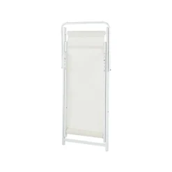Kamperen En Outdoor-Beliani LOCRI II - Strandstoel - Wit/Beige - Polyester