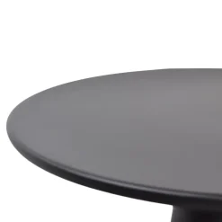Loft24 LOFT42 Bijzettafel Ferry trompetvoet - Metaal - Zwart - 60x44